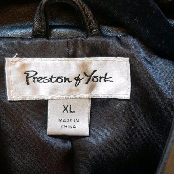 Preston & York Elegant Black Leather Jacket - Picture 6 of 13